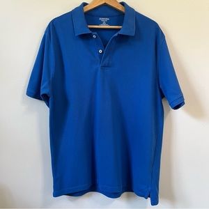 St. John’s Bay Heritage Polo, Classic, Royal Blue, Size L